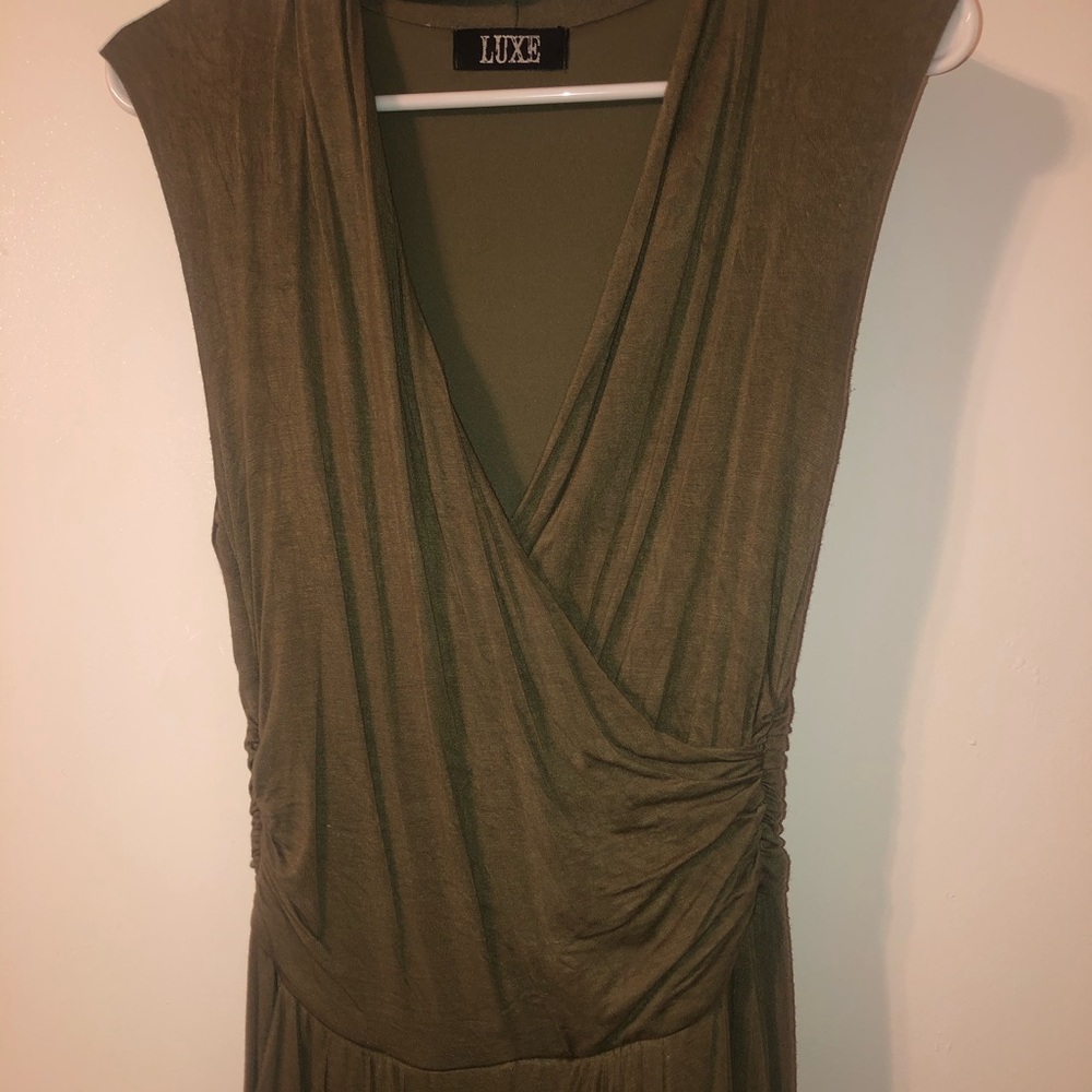 Olive cotton jumper